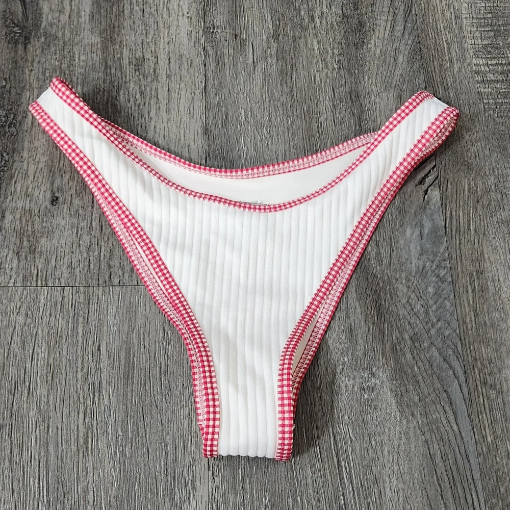 New!Frankies Bikini x Bella Hadid Dove‎  Bikini Bottom